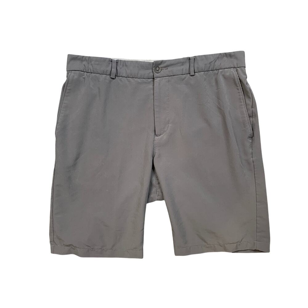 Nike Shorts Mens 34 Gray Flex Hybrid Flat Front Quick Dry Performance Chino Golf